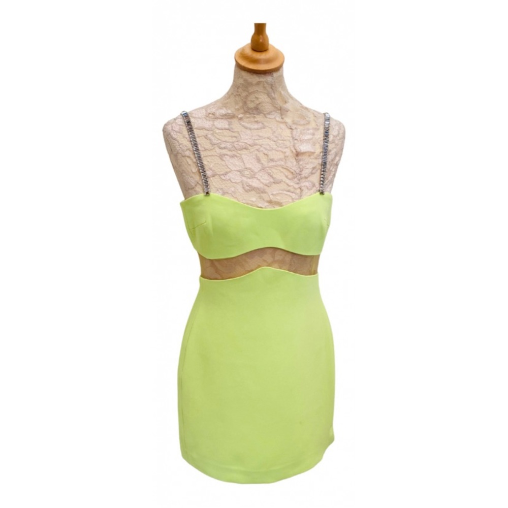 David Koma Neon Yellow Dress Size US 4